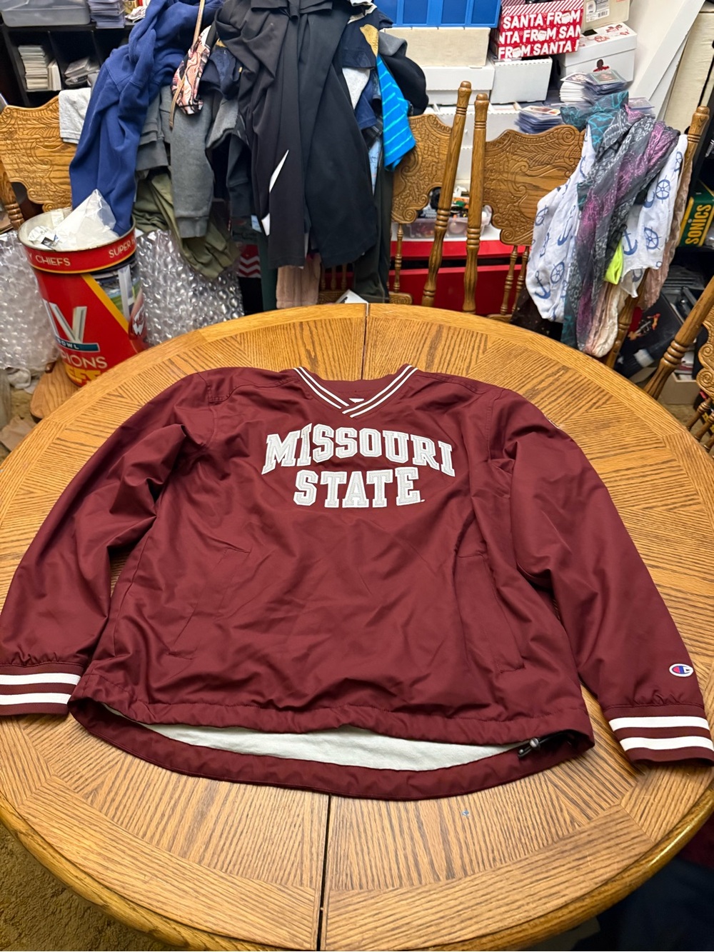 Vintage Champion Missouri State Maroon Missouri State Pullover Windbreaker